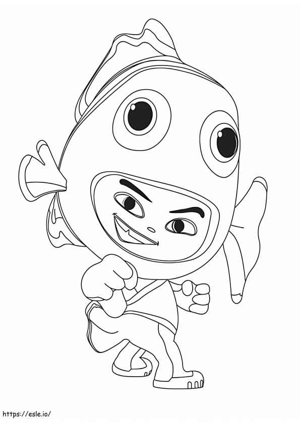 Nemo From Disney Universe coloring page
