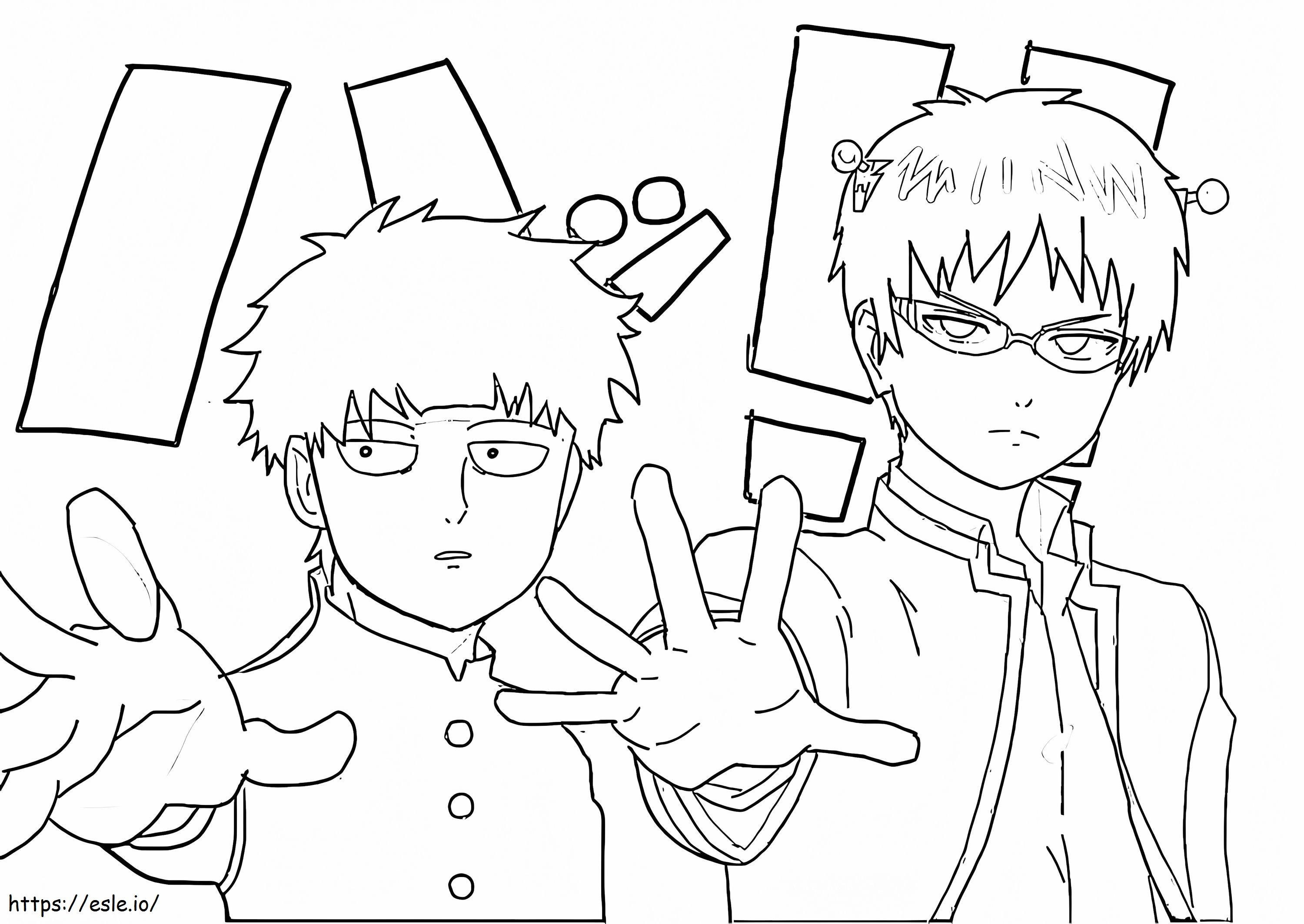 Now K And Mob coloring page