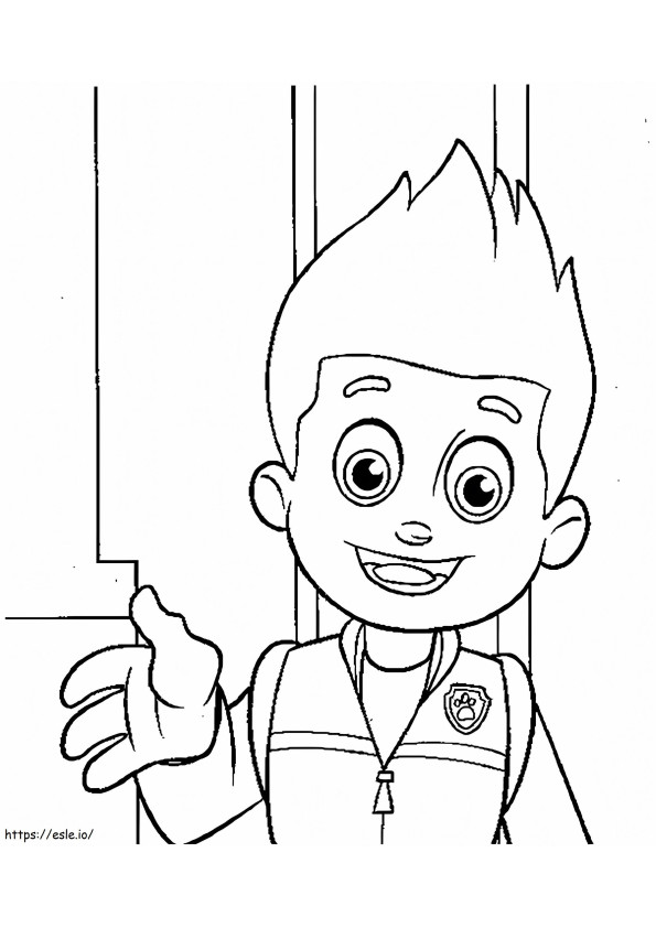 Doctor Ryder Paw Patrol coloring page