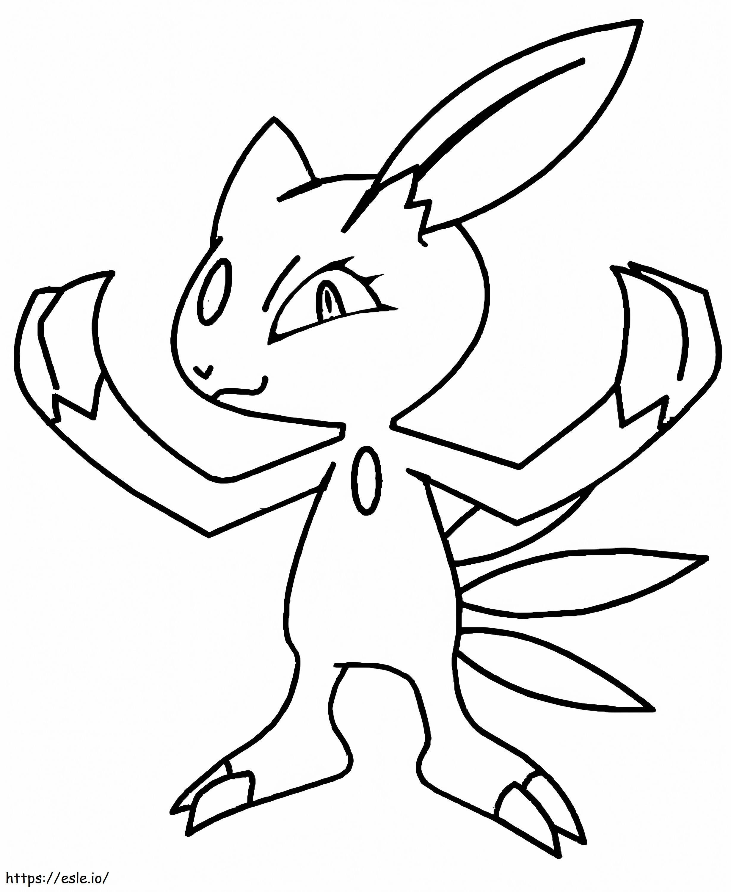 Coloriage Pokémon Sneasel 1 à imprimer dessin