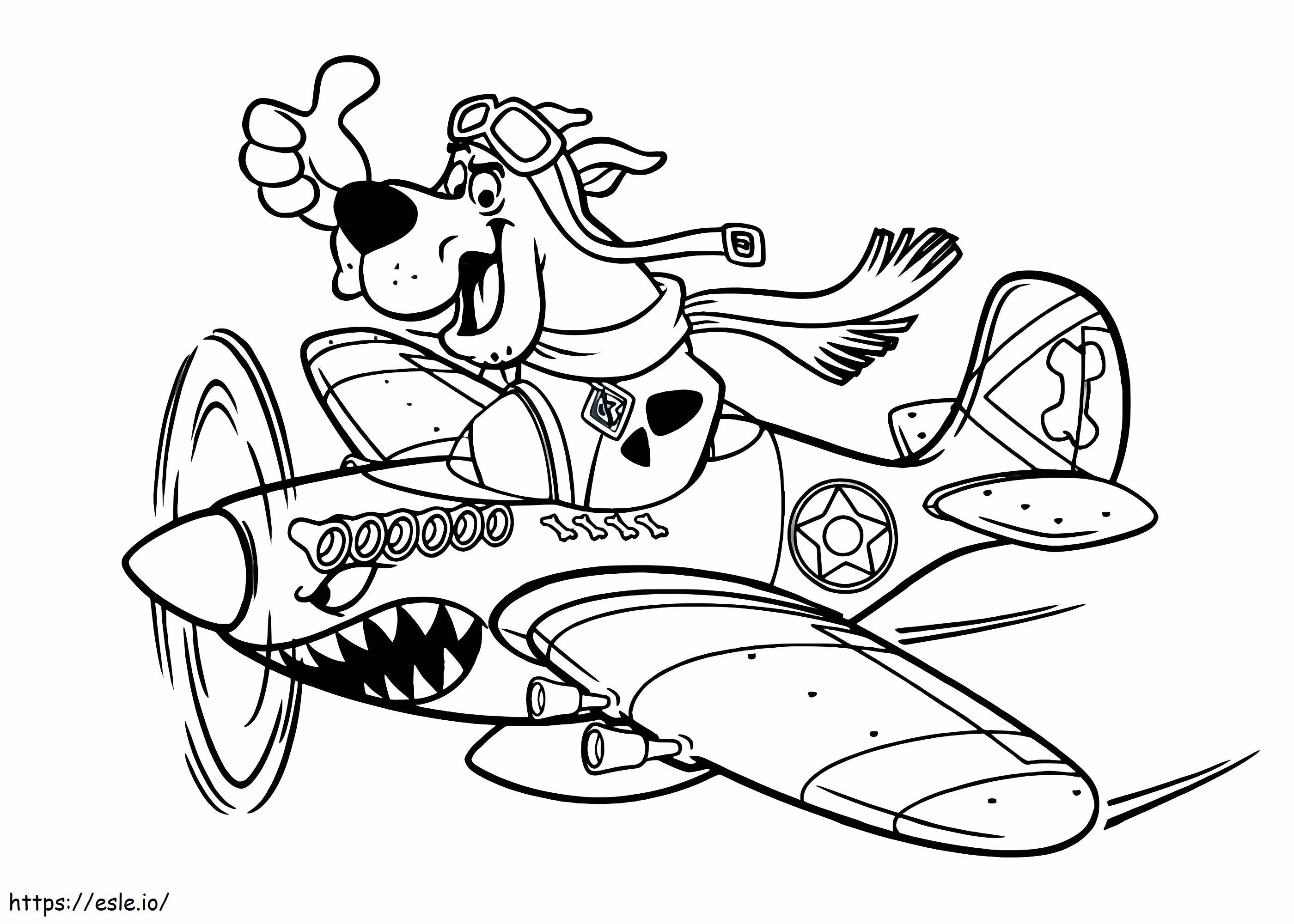 Coloriage 1532424770 Scooby Doo volant A4 E1600333189936 à imprimer dessin