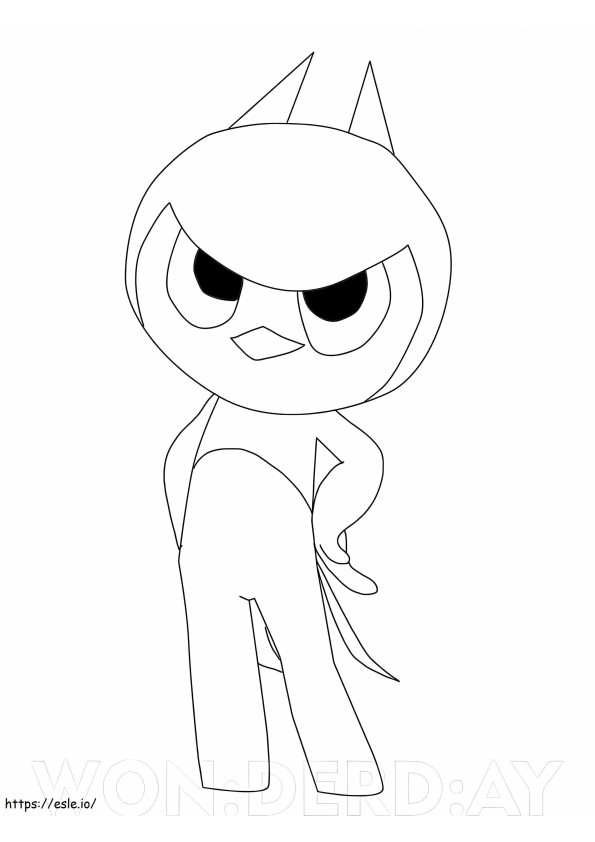 Sammy The Owl Miniforce coloring page