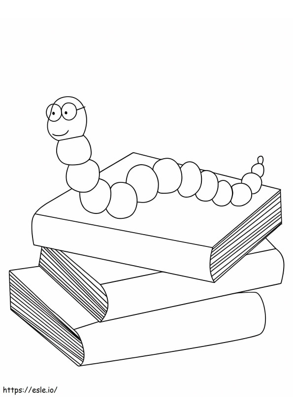 We Love Books coloring page