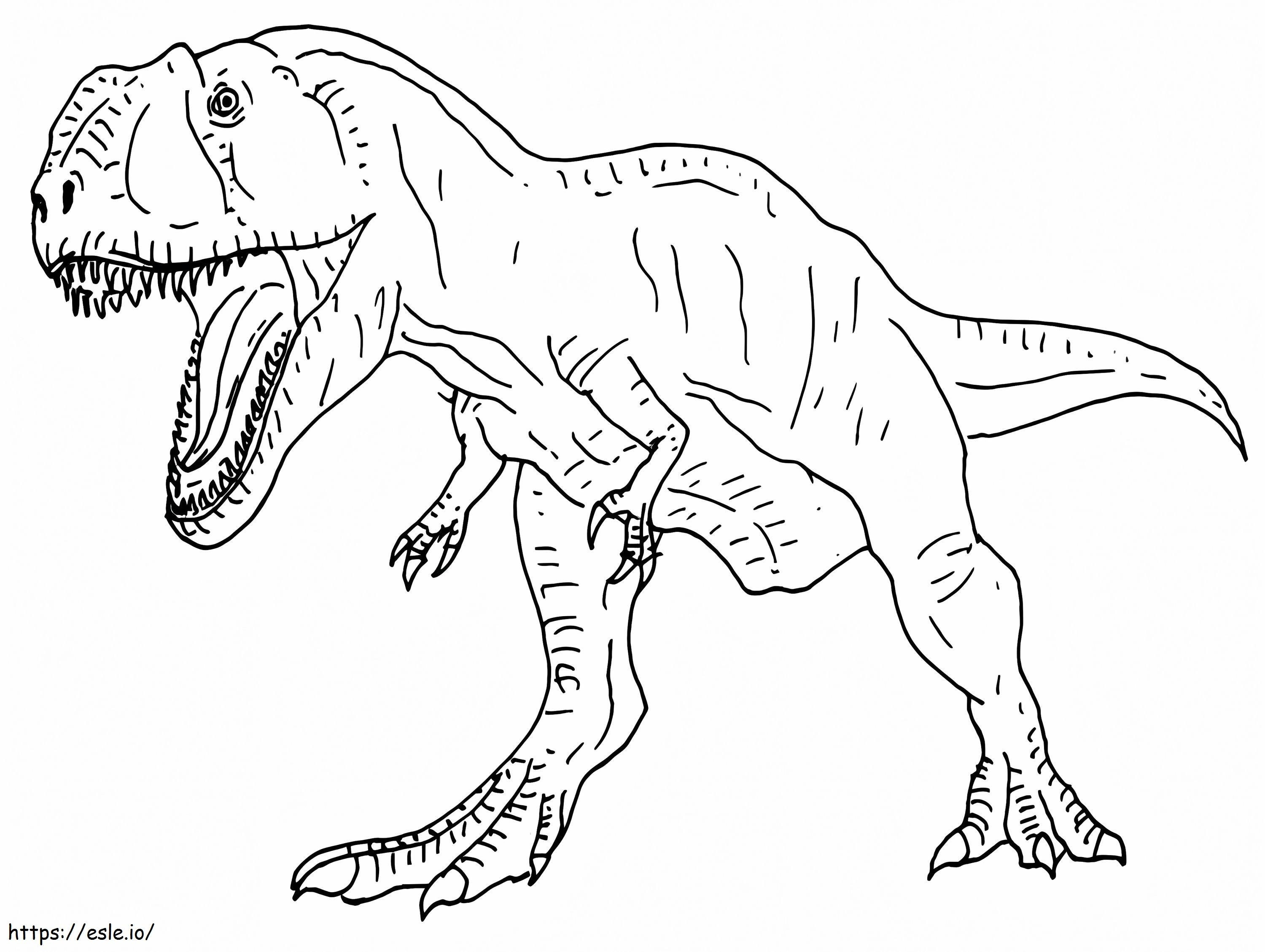 Coloriage Giganotosaure 2 à imprimer dessin