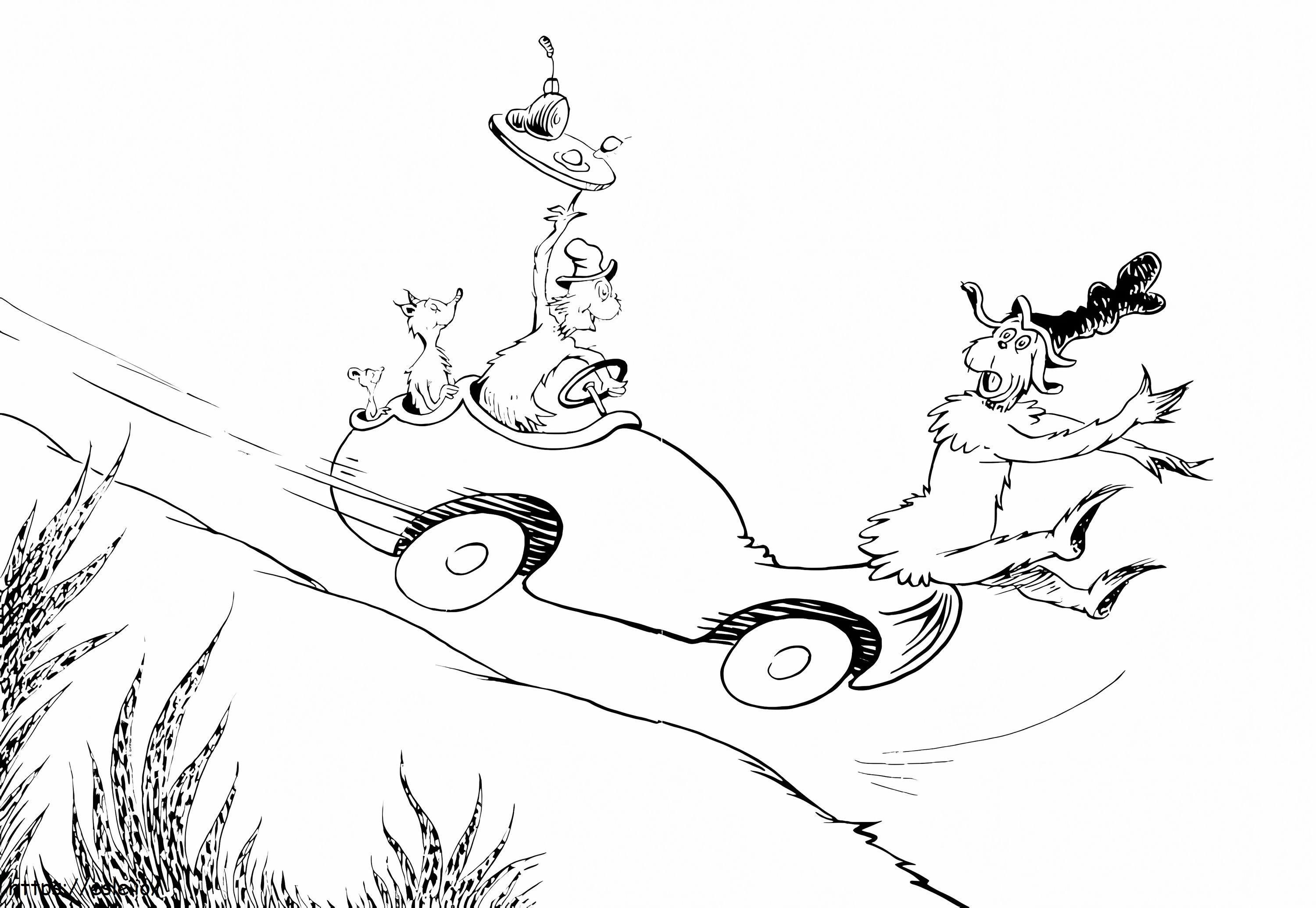 Green Eggs And Ham 14 coloring page