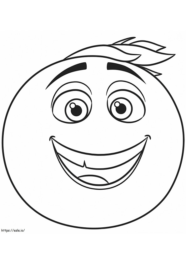 Gene From The Emoji Movie coloring page
