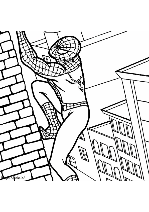 Spiderman dla chłopców kolorowanka