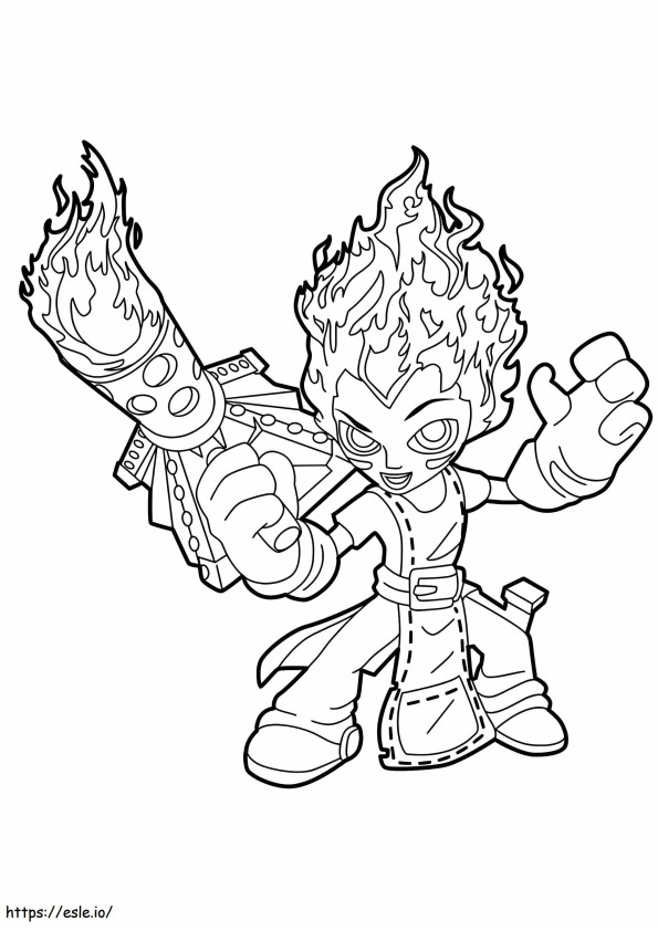 1536311960 Torch A4 coloring page