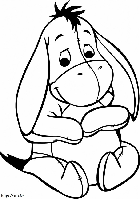 Disney Baby Eeyore coloring page