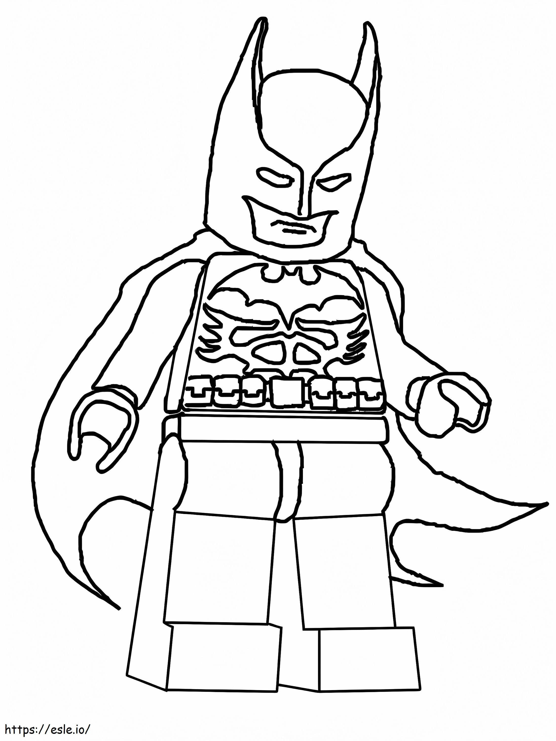 Fantastico Lego Batman da colorare