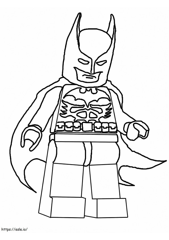 Incrível Lego Batman para colorir