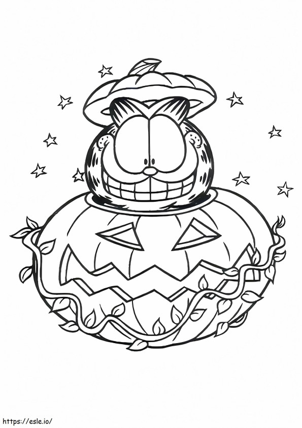 1530585599 The Garfield A4 coloring page