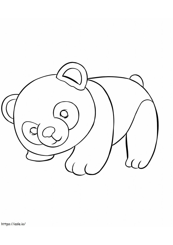 Coloriage Joli Panda à imprimer dessin