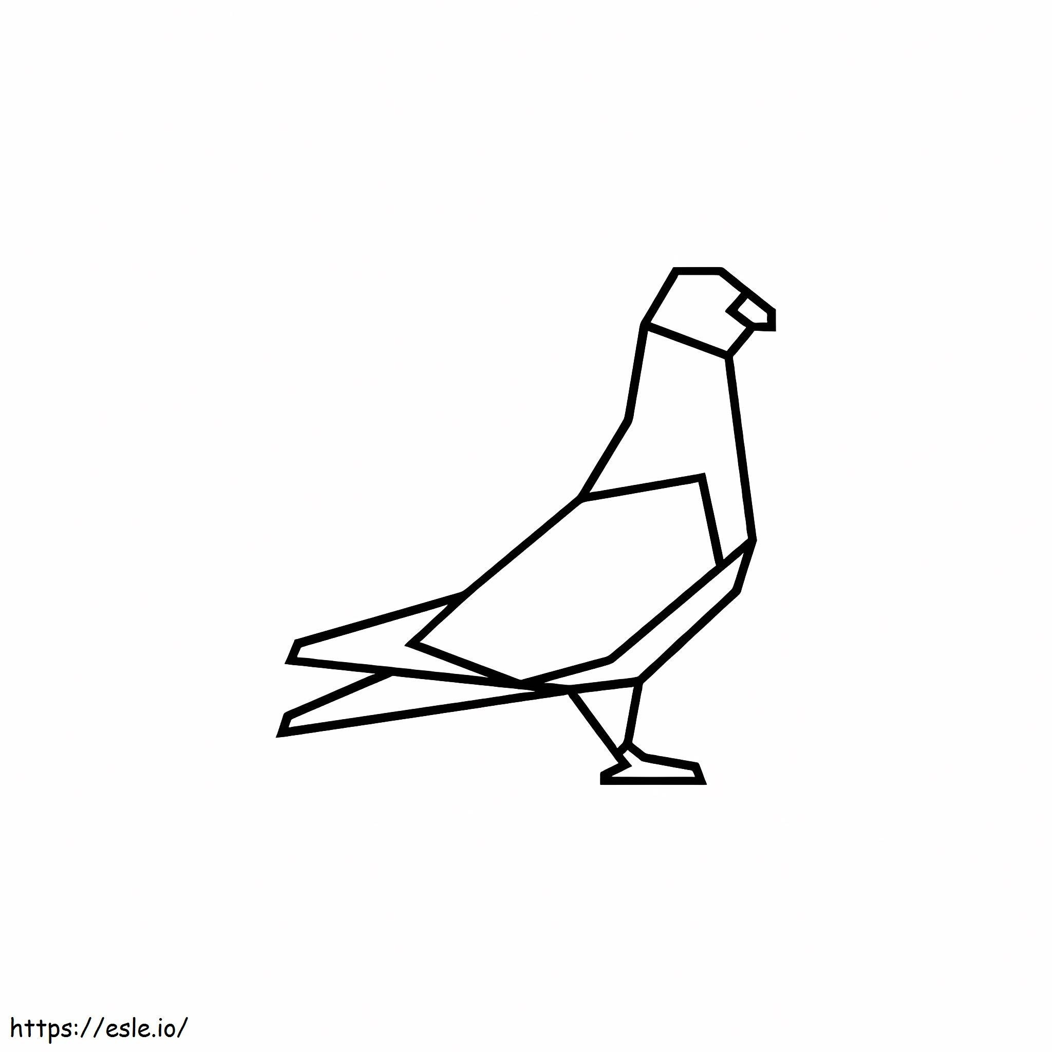 Pigeon 12 coloring page
