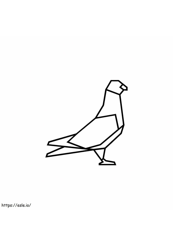 Pigeon 12 coloring page
