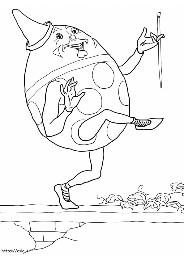 Humpty Dumpty coloring page