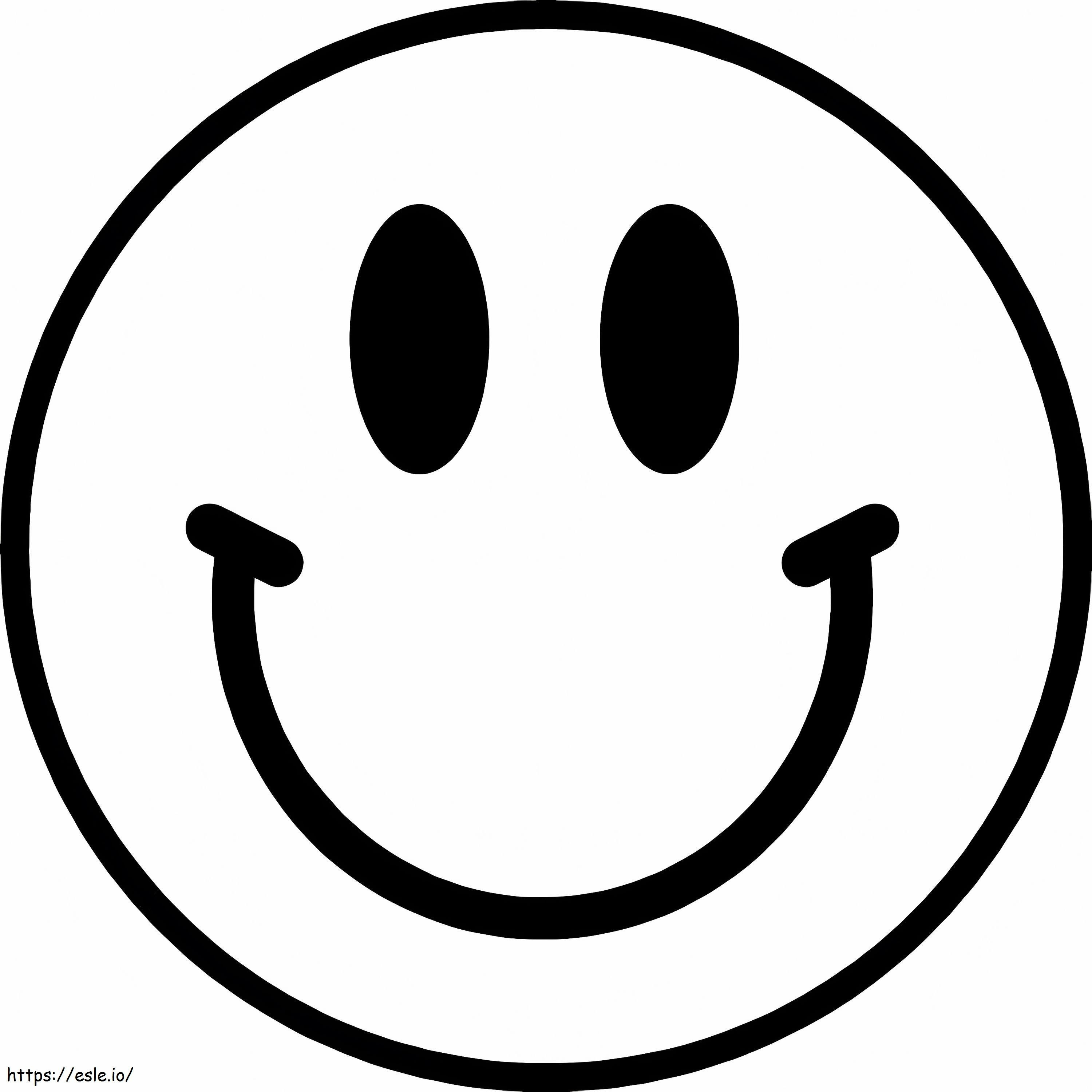 Smiley-Gesicht 3 ausmalbilder