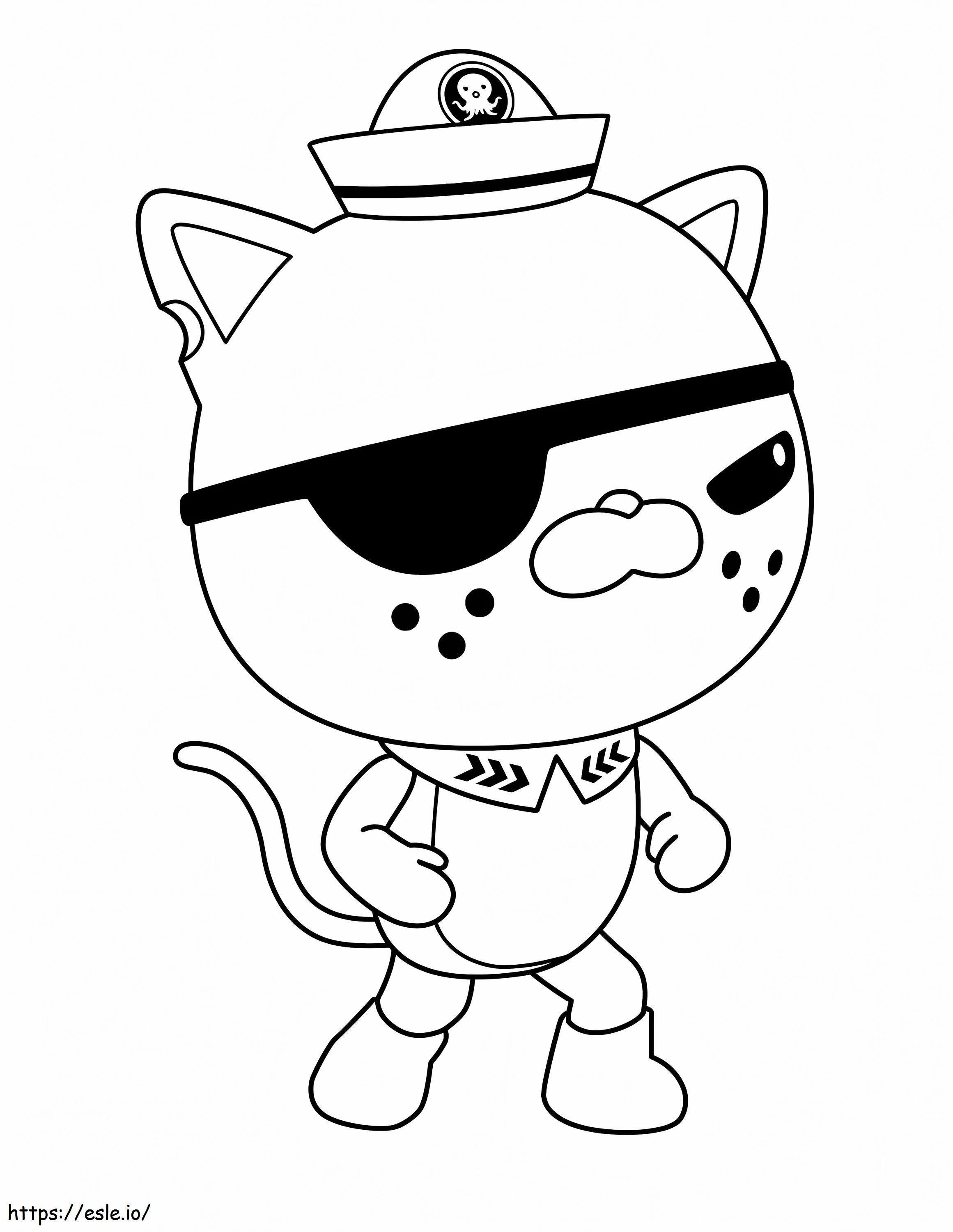 Cute Kwazii coloring page