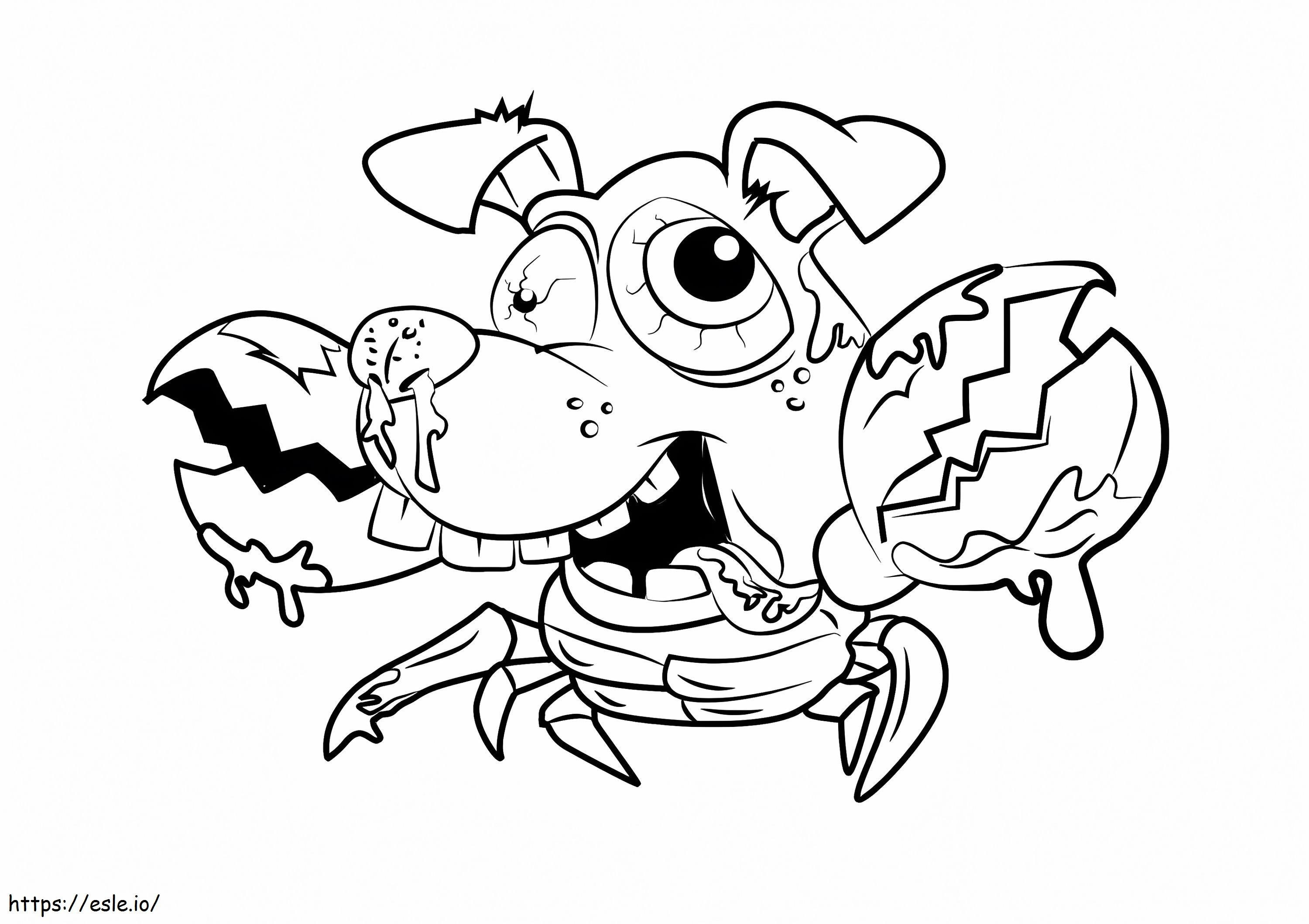 Crabrador Ugglys Pet Shop coloring page
