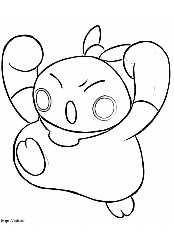 Free Makuhita Pokemon coloring page