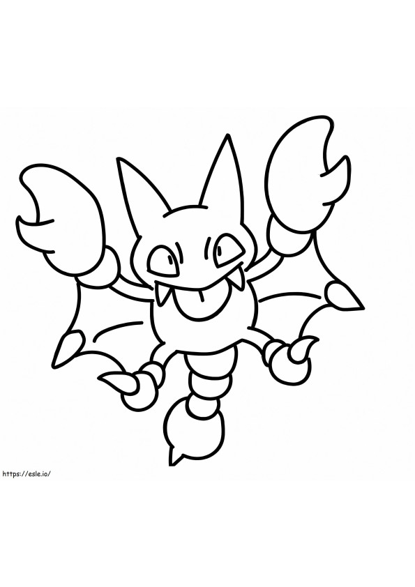 Druckbares Gligar-Pokémon ausmalbilder