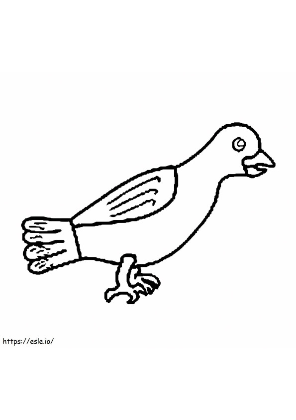 Pigeon 13 coloring page