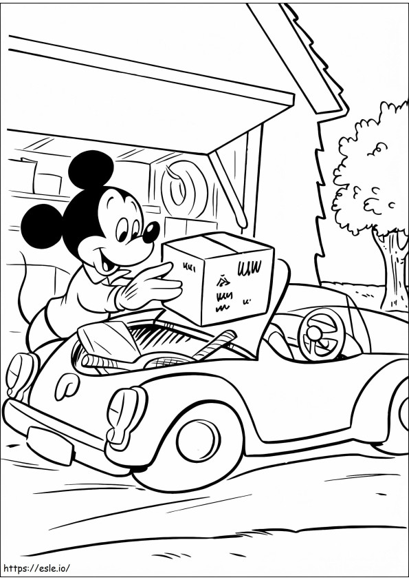 Mickey Mouse gratuit de colorat