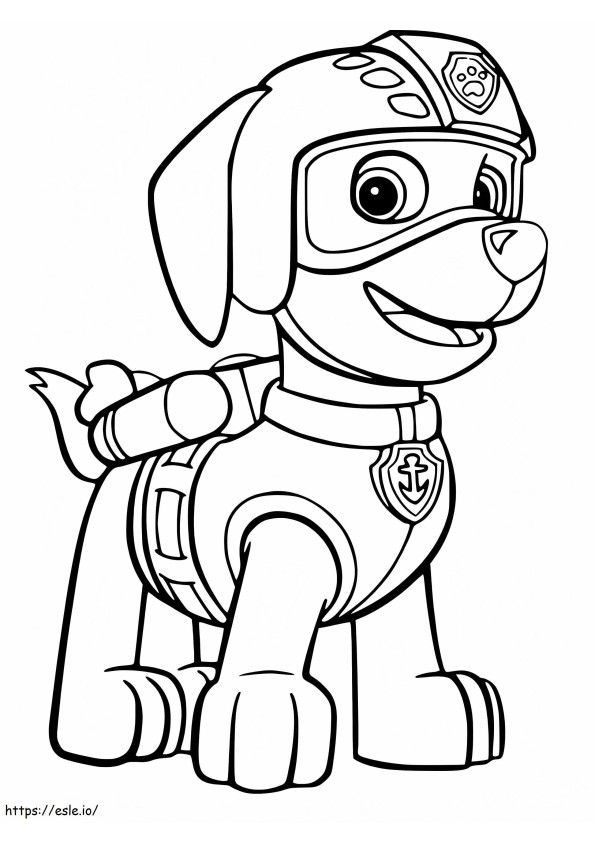 Zuma From Paw Patrol 1 758X1024 coloring page