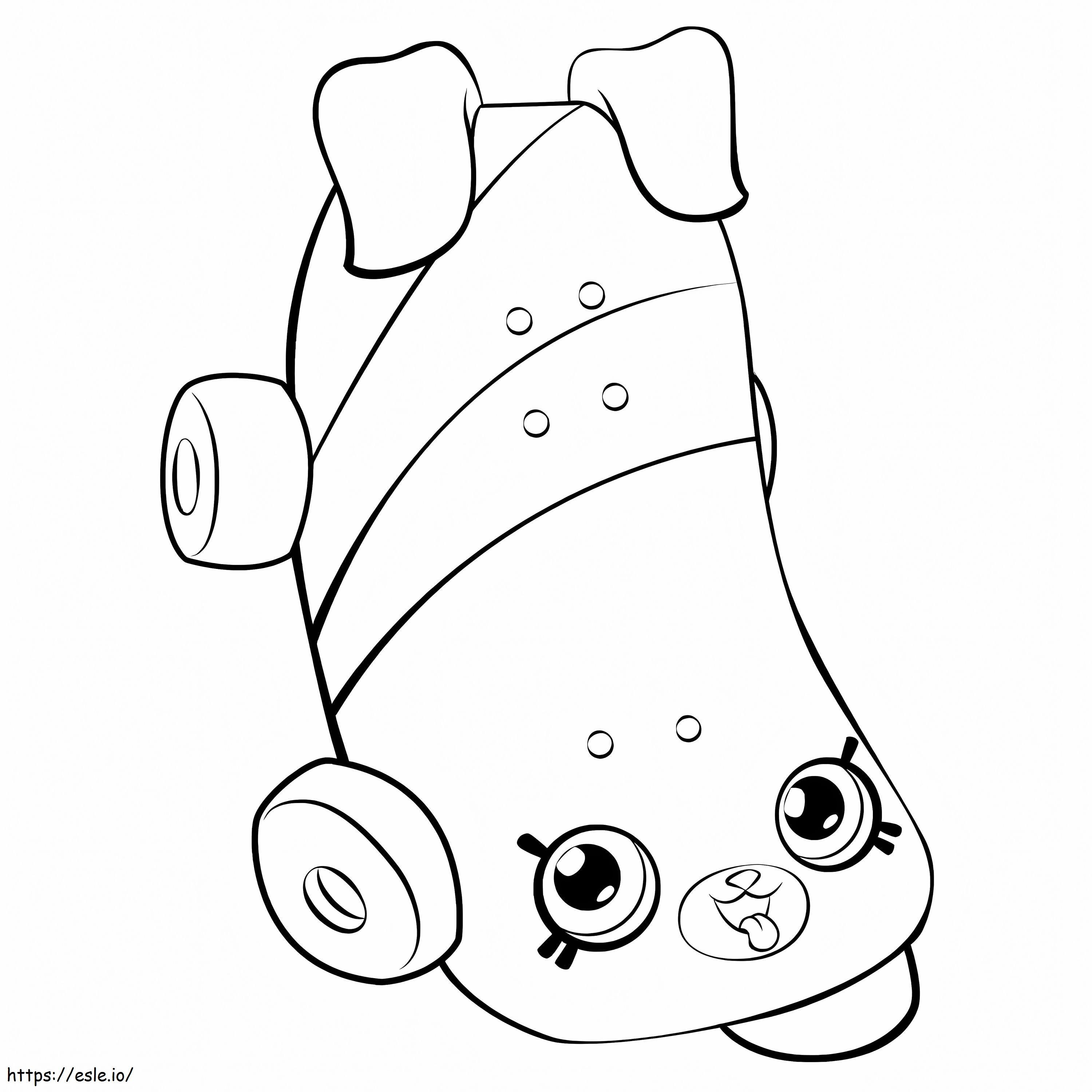 Katie Shopkin Skateboard coloring page