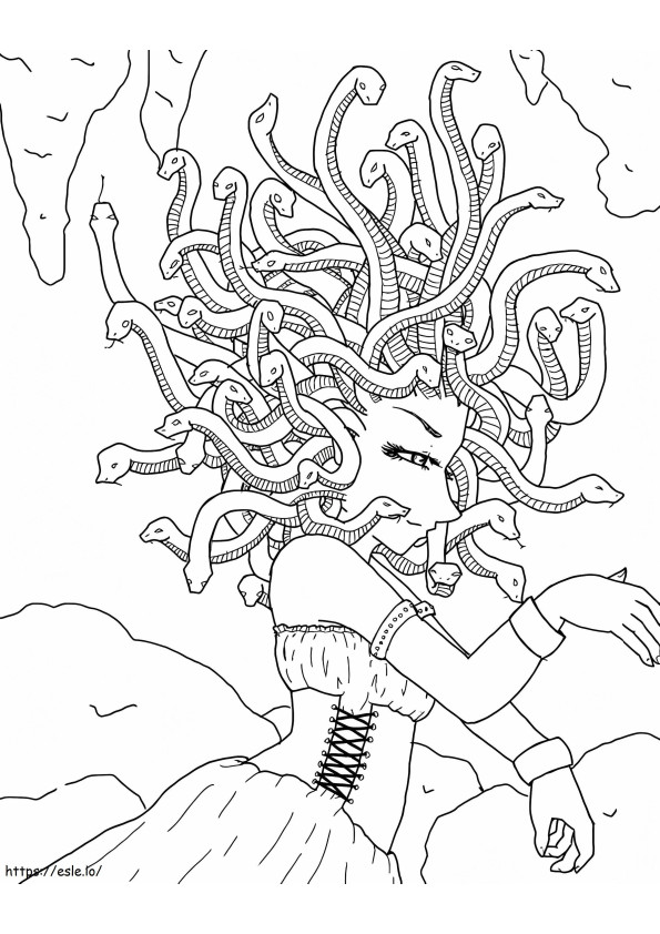 Little Jellyfish coloring page
