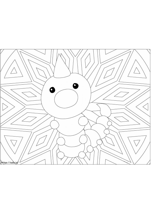 Weedle 5 coloring page