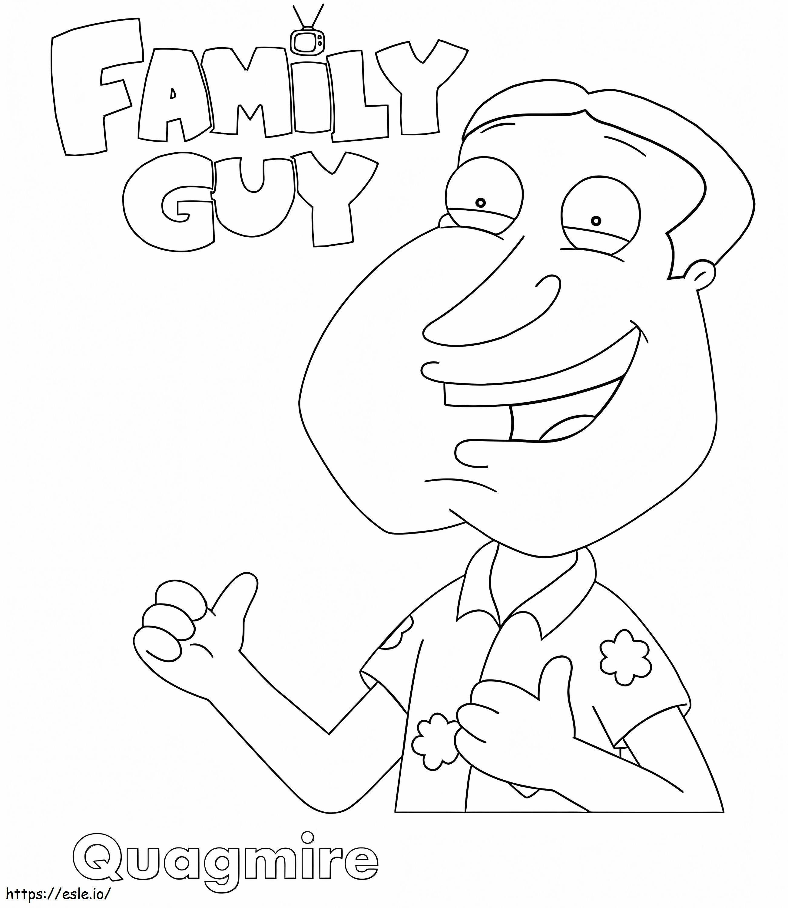 Family Guy Quagmire coloring page
