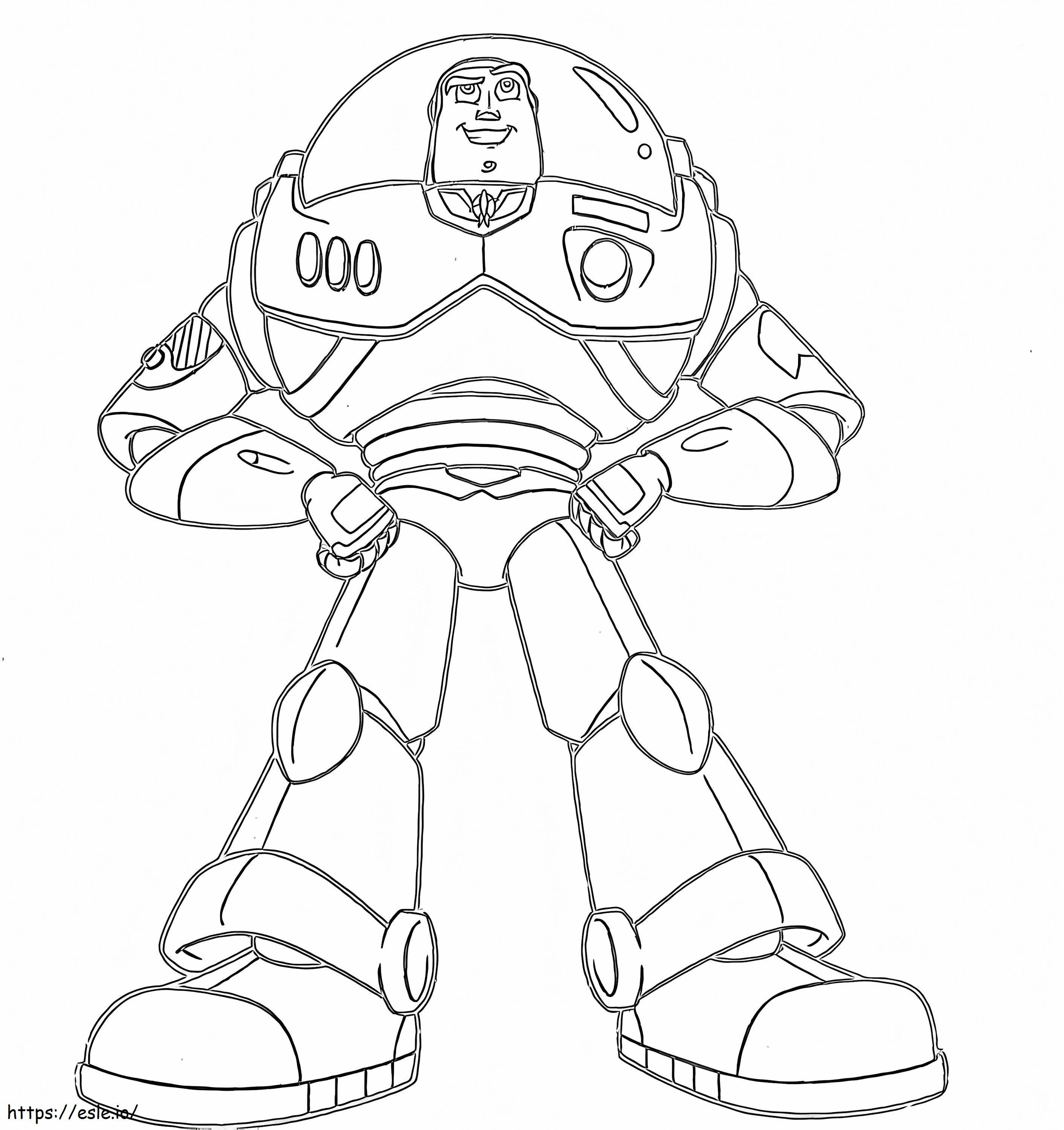 Buzz Lightyear 4 coloring page
