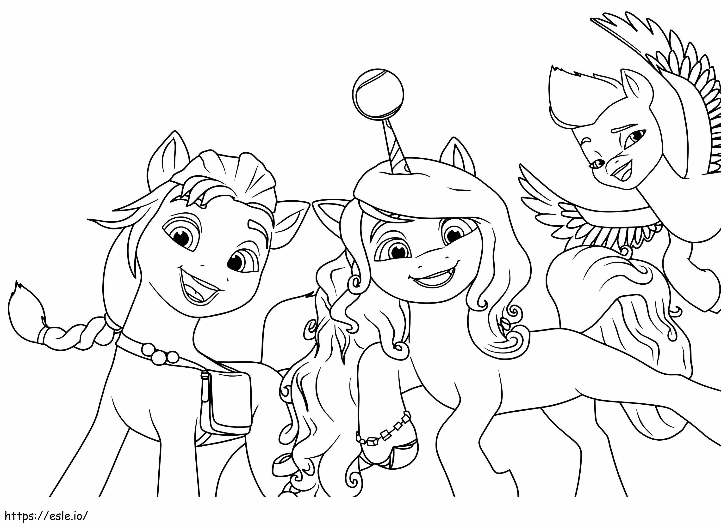 My Little Pony O nouă generație pentru copii de colorat