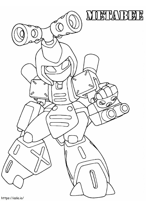 Metabee Medabots coloring page