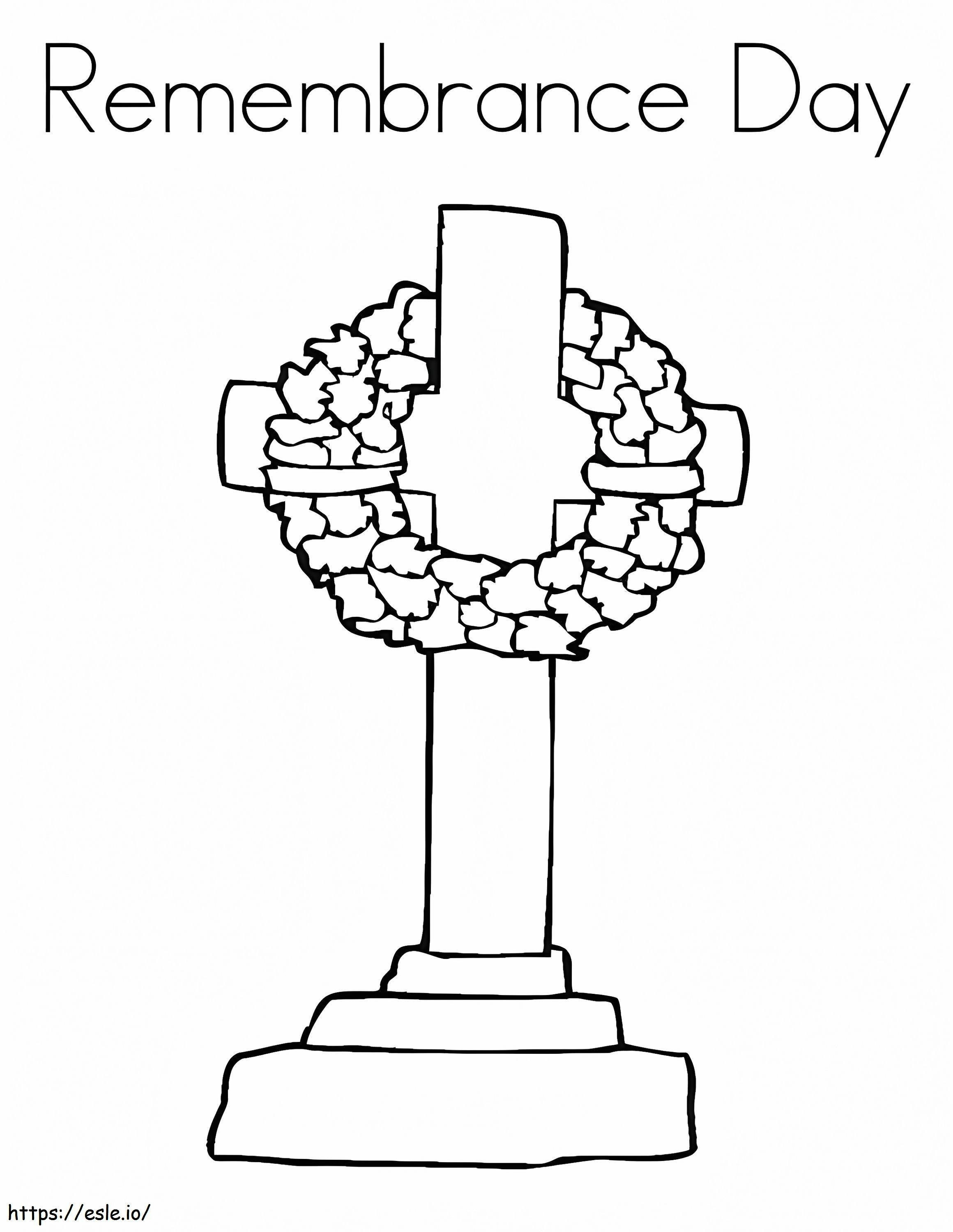 Tombstone 15 coloring page