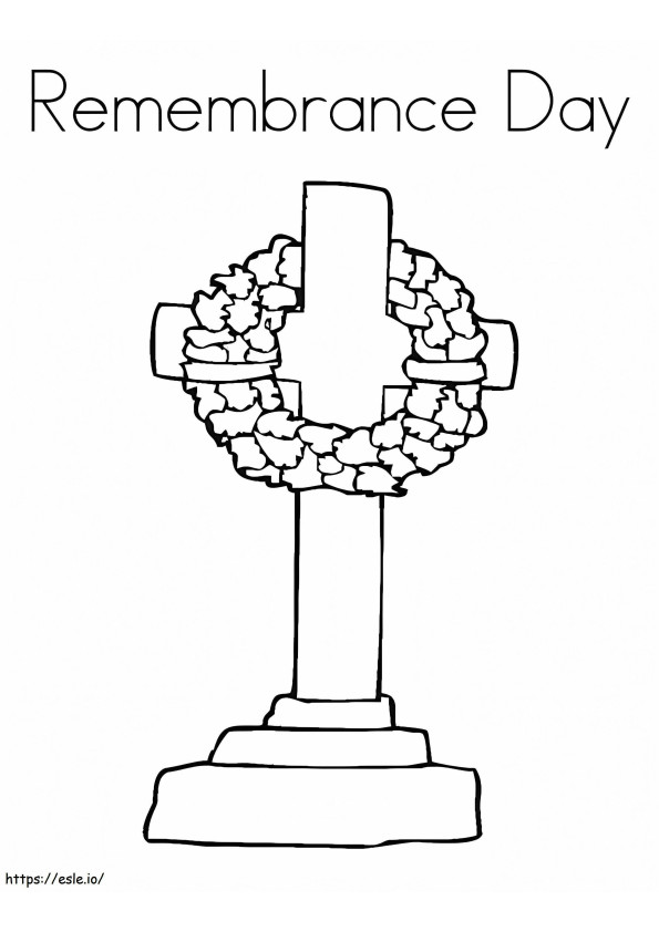 Tombstone 15 coloring page