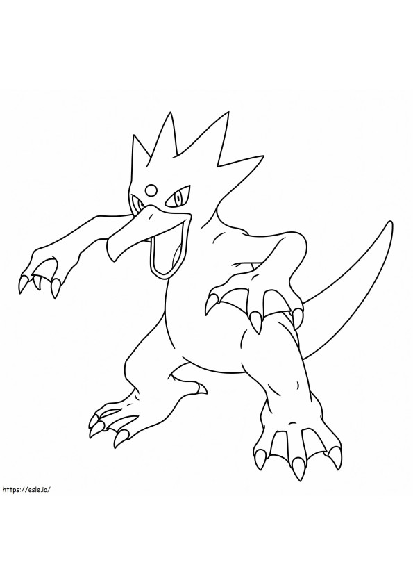 Golduck und Pokémon ausmalbilder
