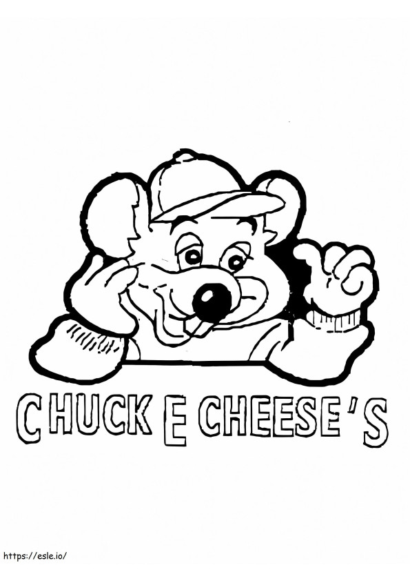 Chuck E. Cheese 7 coloring page