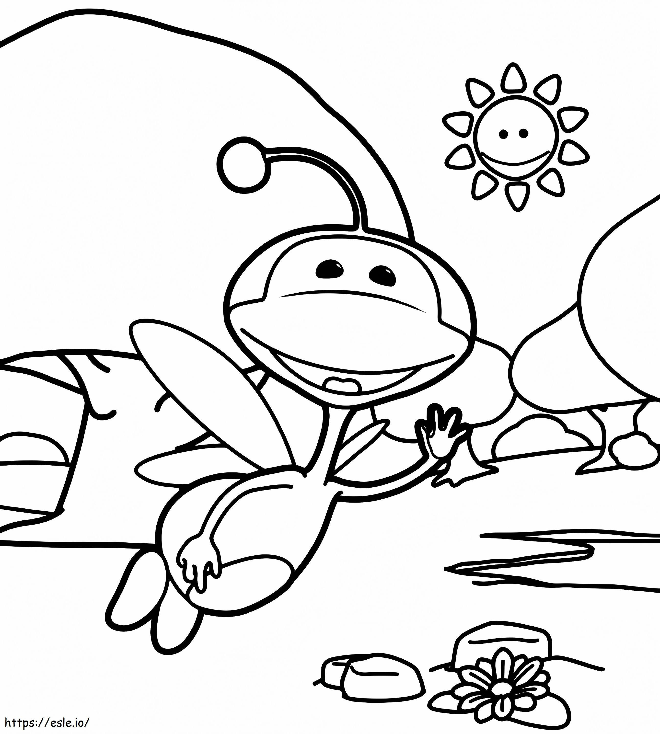 Uki And Sun coloring page