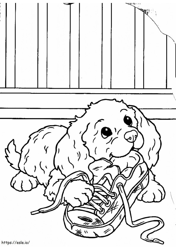Printable Puppy coloring page
