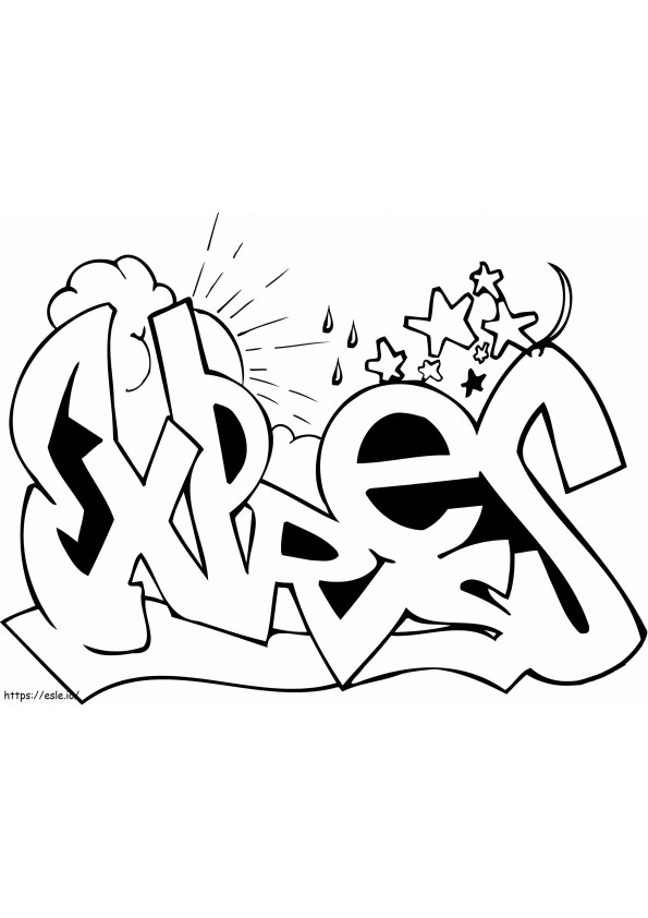 1576831482 Express Graffiti coloring page
