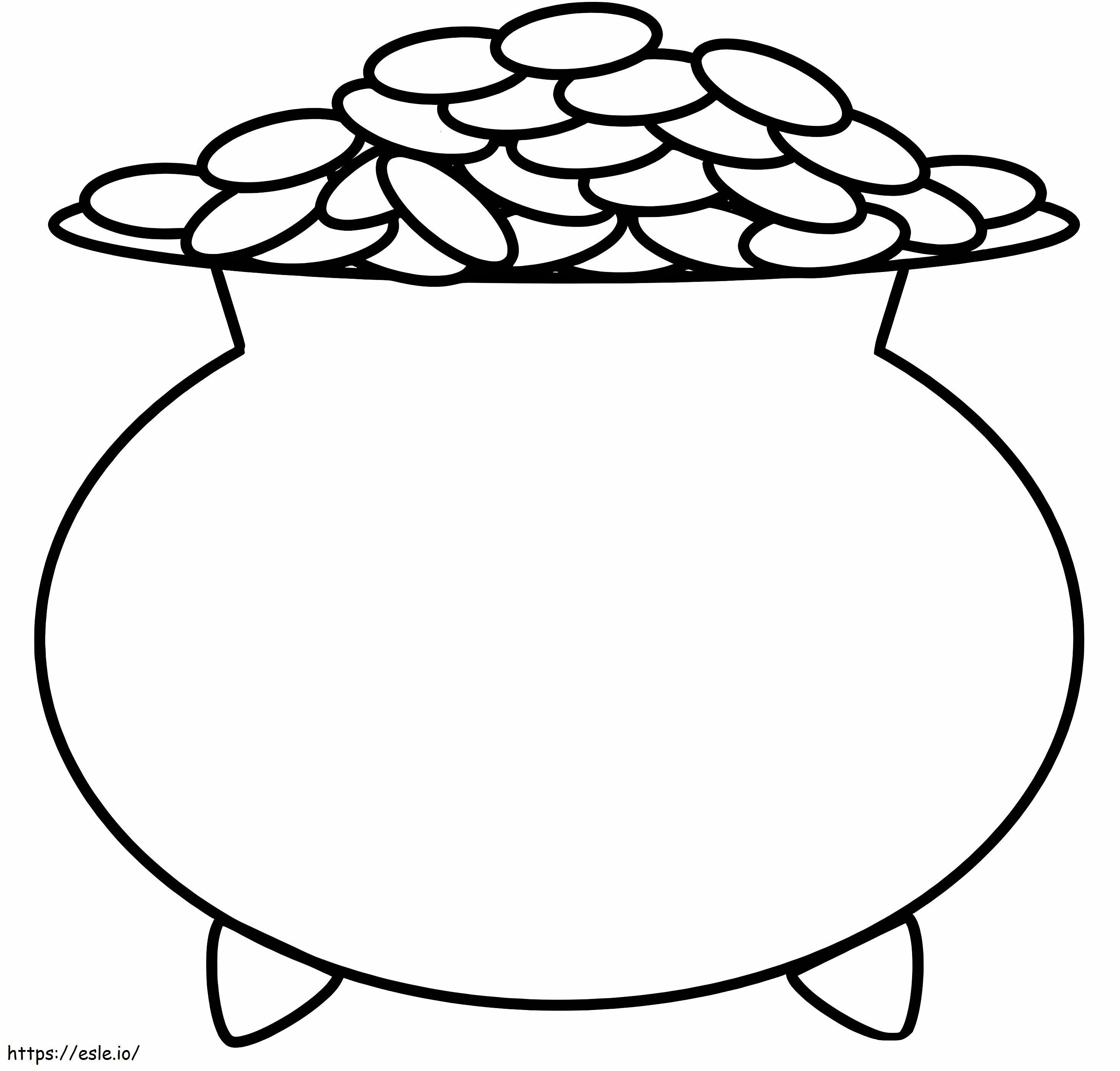Pot Of Gold 10 coloring page