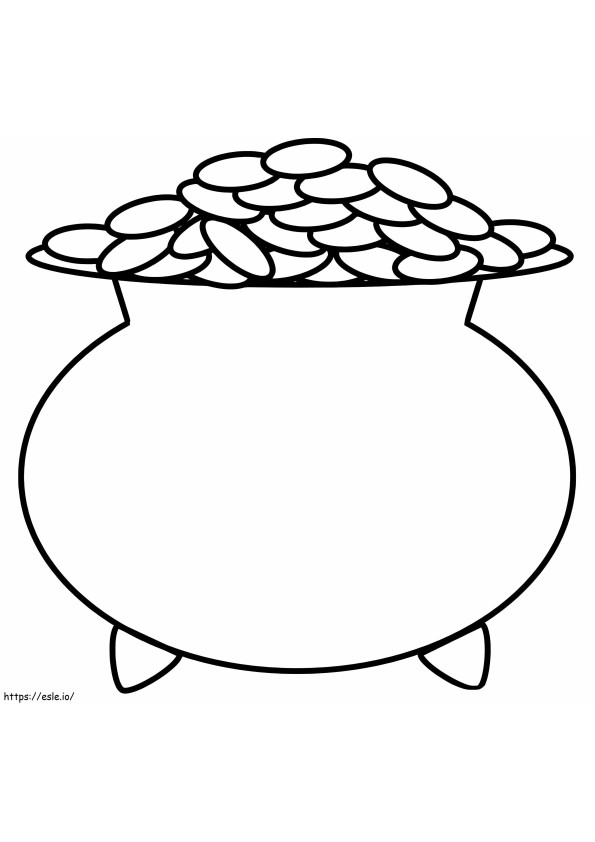 Pot Of Gold 10 coloring page