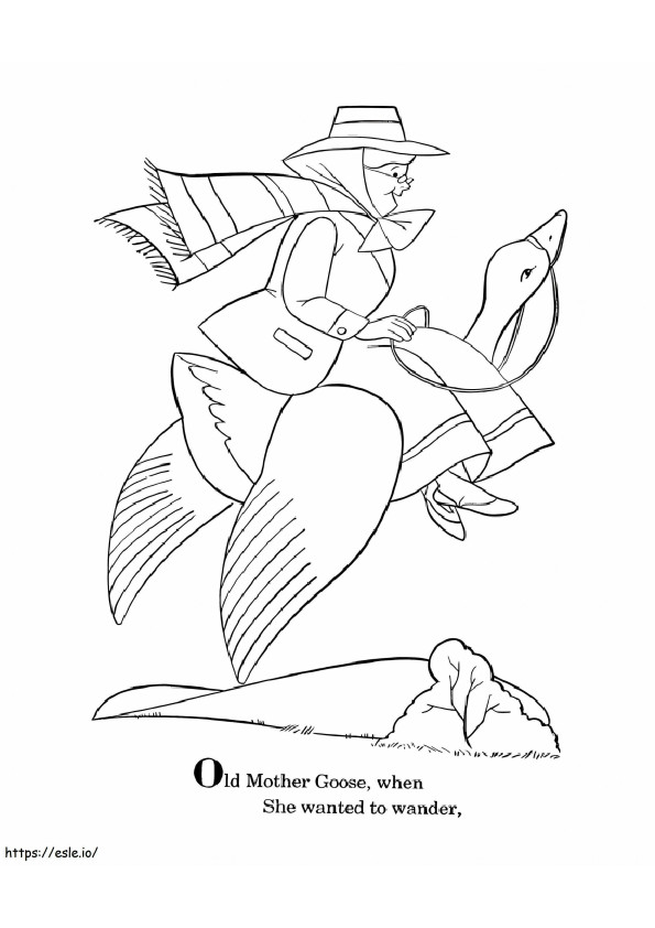 Mother Goose 2 Nursery Rhymes coloring page