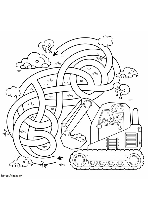 Machine On Maps coloring page