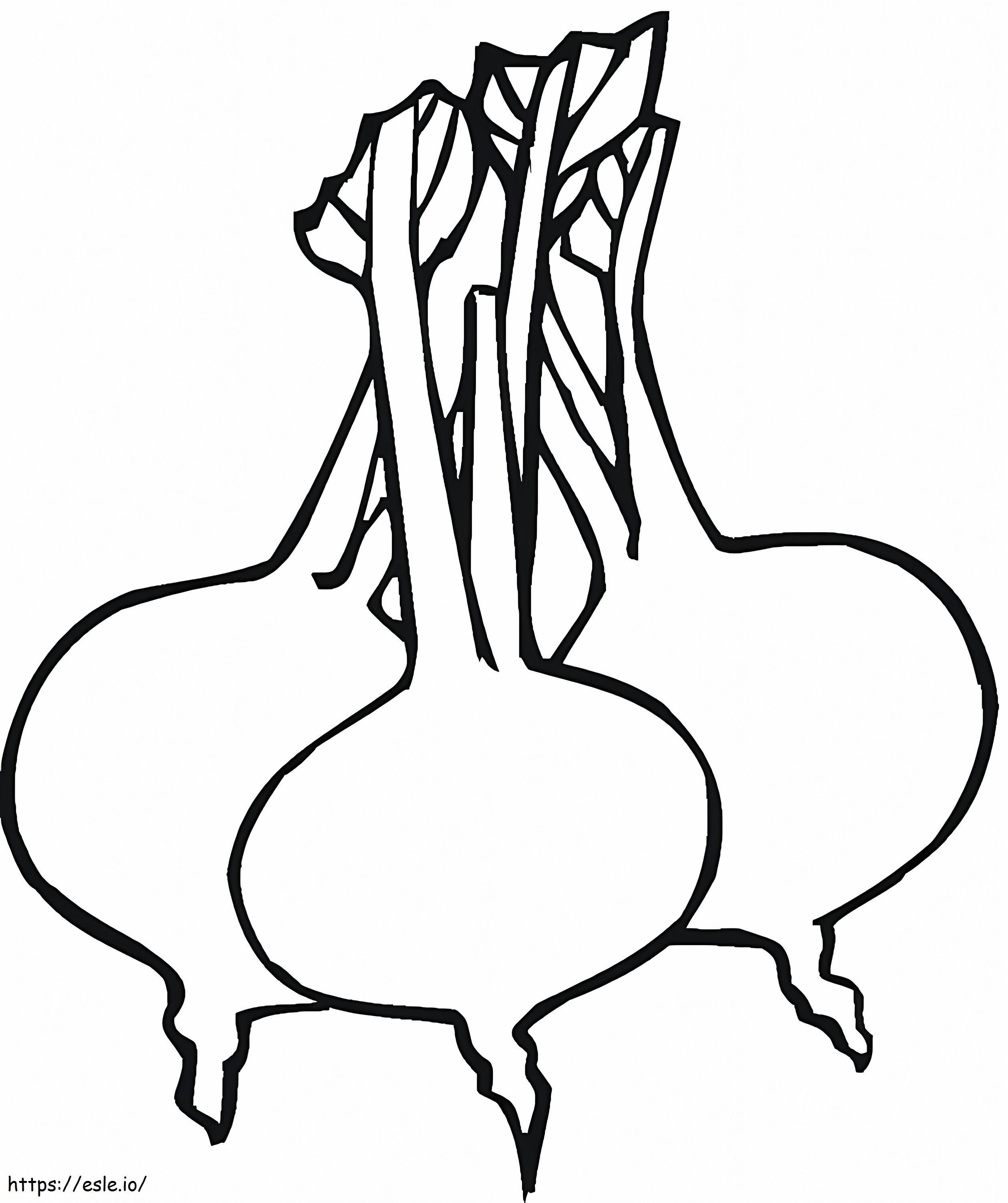 Beetroots coloring page