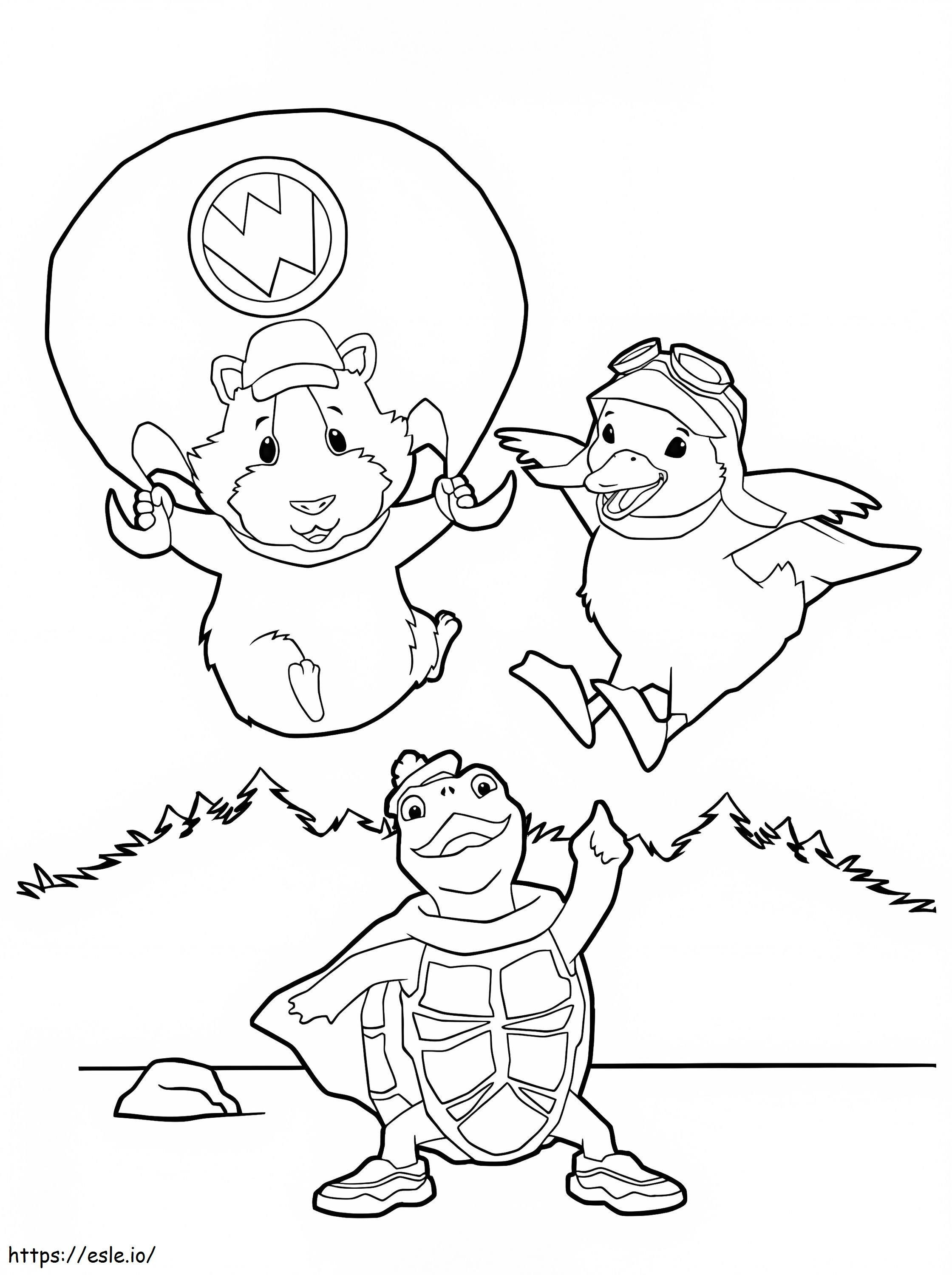 Meet The Wonderful Pets coloring page