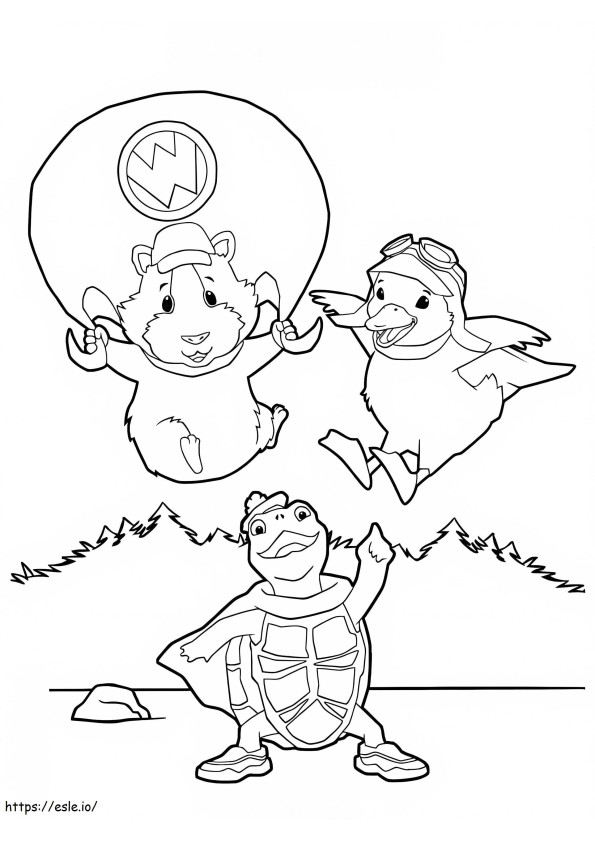 Meet The Wonderful Pets coloring page