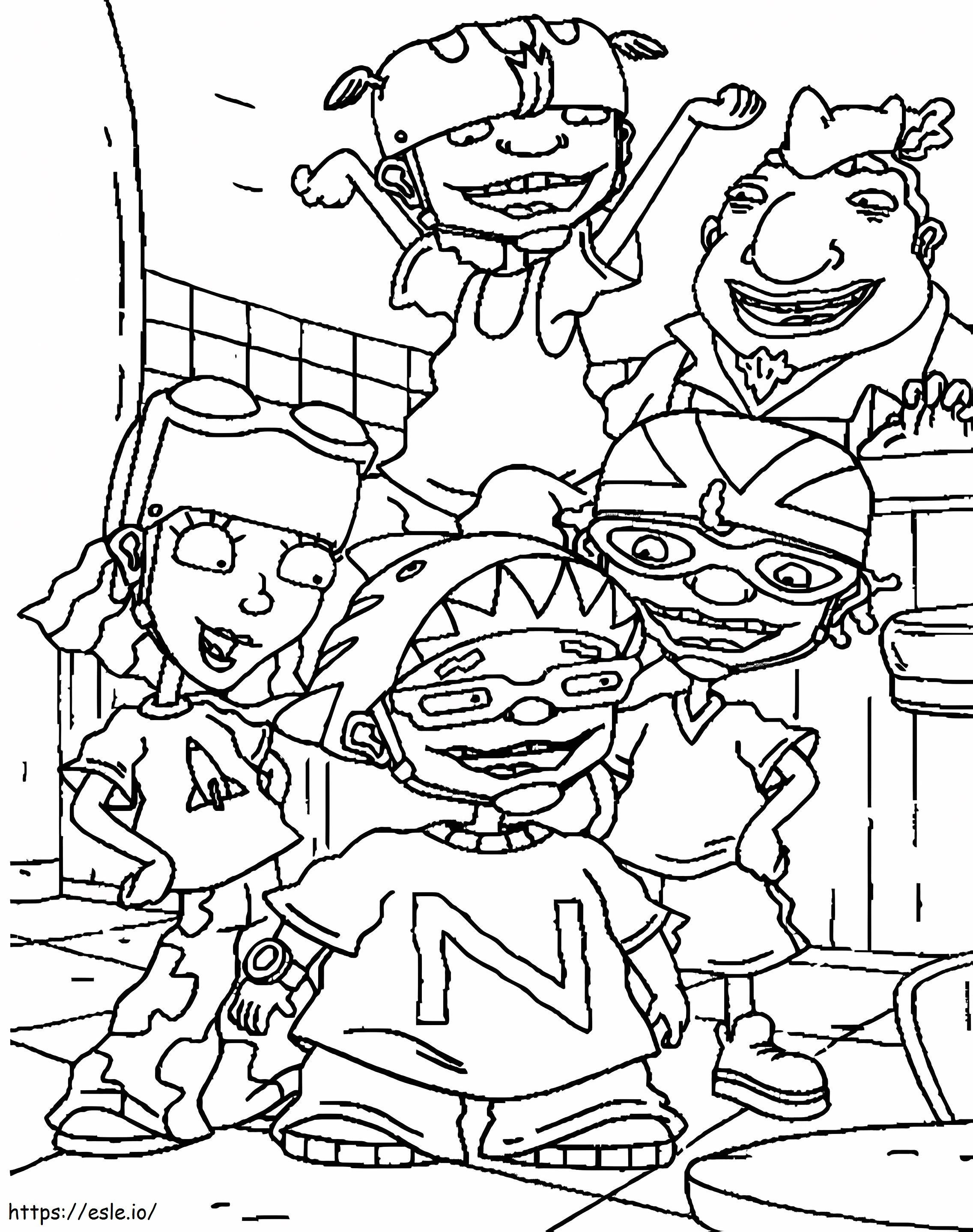 Rocket Power 1 coloring page
